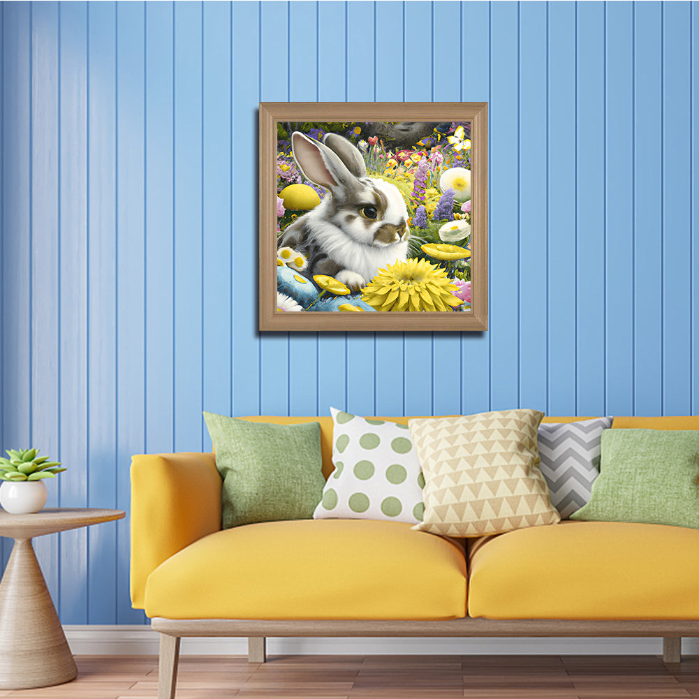 Easter Bunny - Full Round Drill Diamond Painting 30*30CM