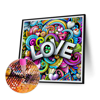Full Of Love - Full Round Drill Diamond Painting 30*30CM
