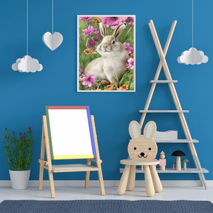 Easter Bunny - Full Round Drill Diamond Painting 30*40CM