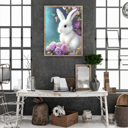 Easter Bunny - Full Round Drill Diamond Painting 30*40CM