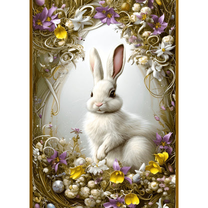 Easter Bunny - Full Round Drill Diamond Painting 30*40CM