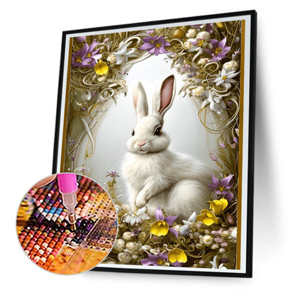 Easter Bunny - Full Round Drill Diamond Painting 30*40CM