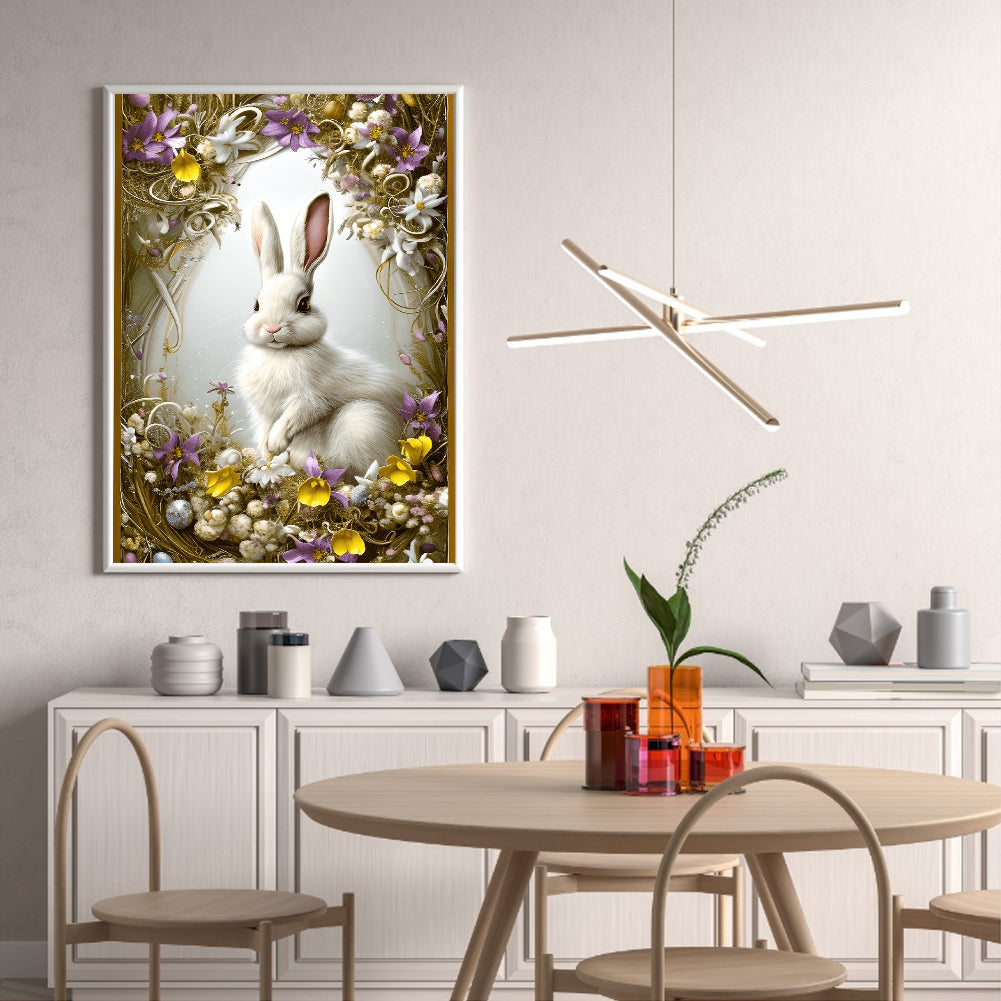 Easter Bunny - Full Round Drill Diamond Painting 30*40CM