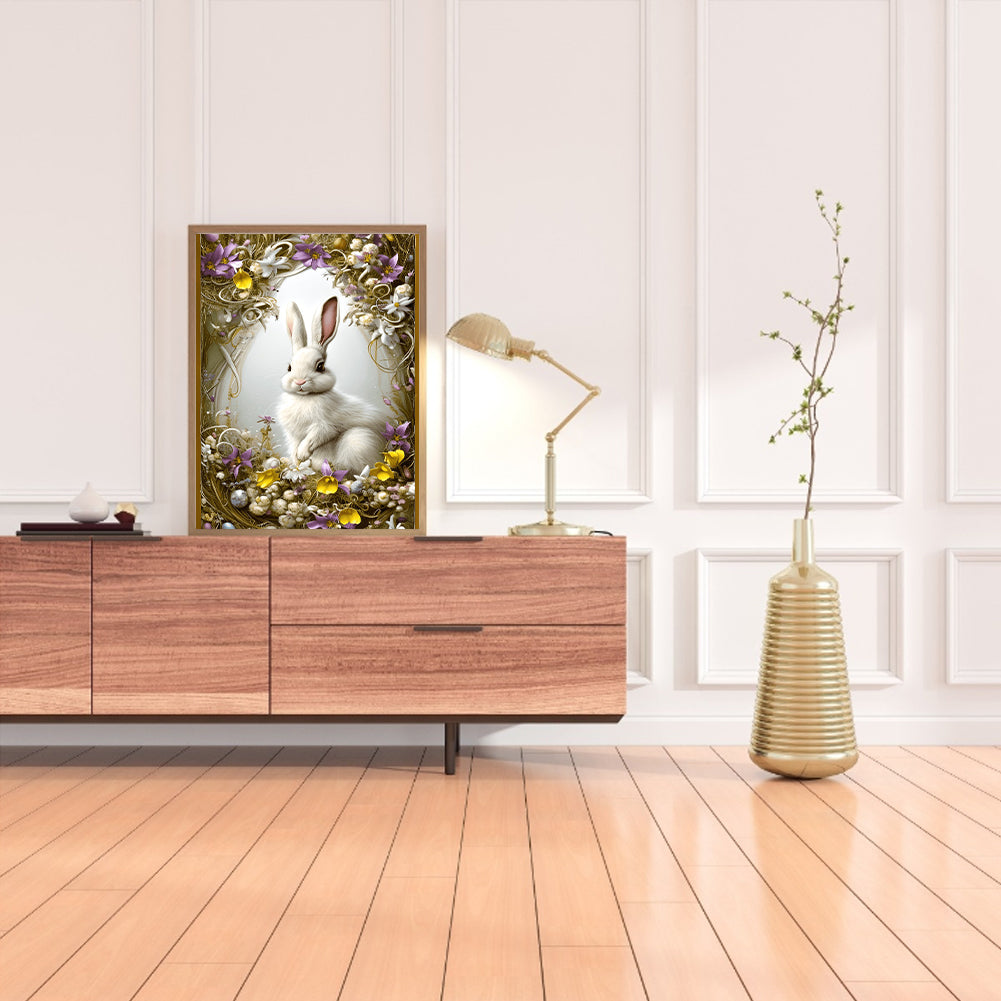 Easter Bunny - Full Round Drill Diamond Painting 30*40CM