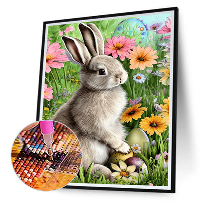 Easter Bunny - Full Round Drill Diamond Painting 30*40CM