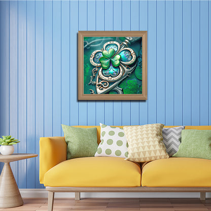 Four Leaf Clover - Full Round Drill Diamond Painting 30*30CM