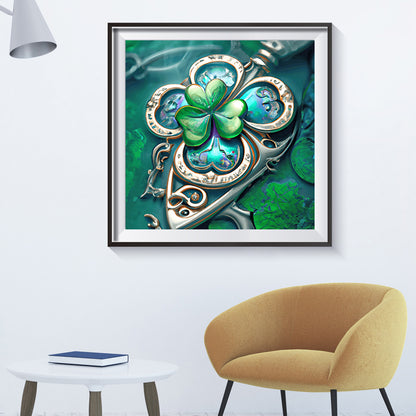 Four Leaf Clover - Full Round Drill Diamond Painting 30*30CM