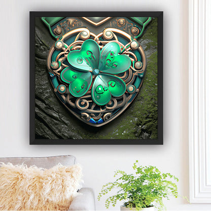 Four Leaf Clover - Full Round Drill Diamond Painting 30*30CM