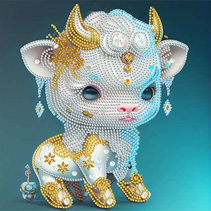 Chinese Zodiac Animals - Special Shaped Drill Diamond Painting 30*30CM