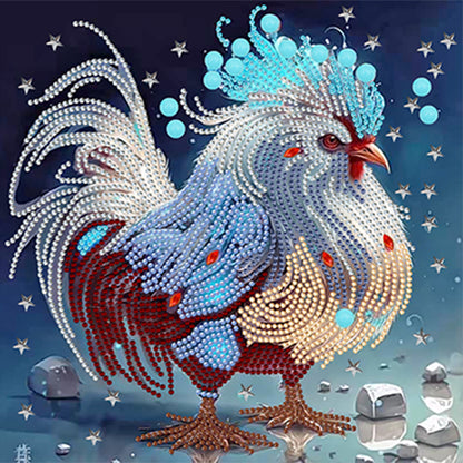 Chinese Zodiac Animals - Special Shaped Drill Diamond Painting 30*30CM