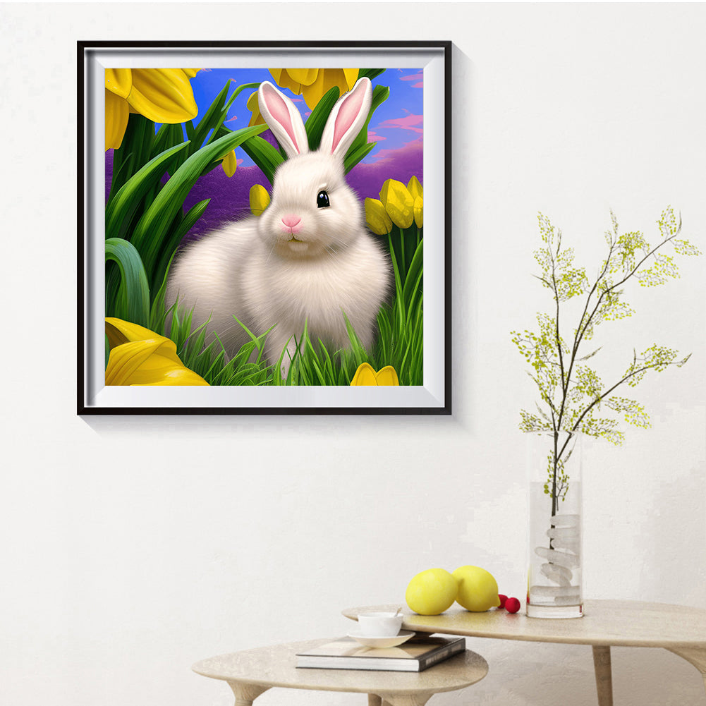 Easter Bunny - Full Round Drill Diamond Painting 30*30CM