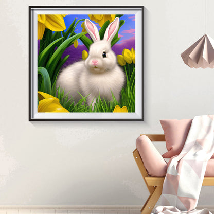 Easter Bunny - Full Round Drill Diamond Painting 30*30CM