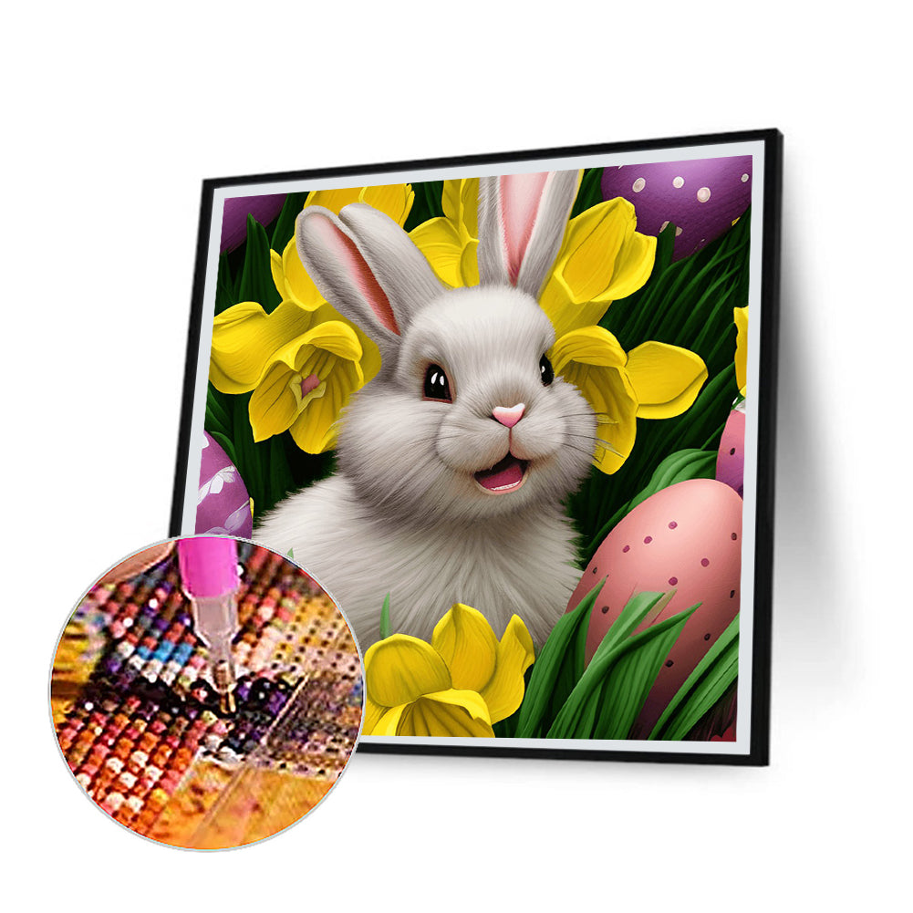 Easter Bunny - Full Round Drill Diamond Painting 30*30CM