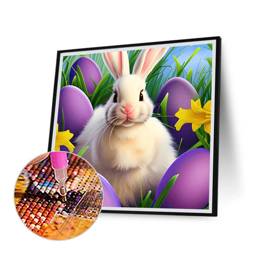 Easter Bunny - Full Round Drill Diamond Painting 30*30CM