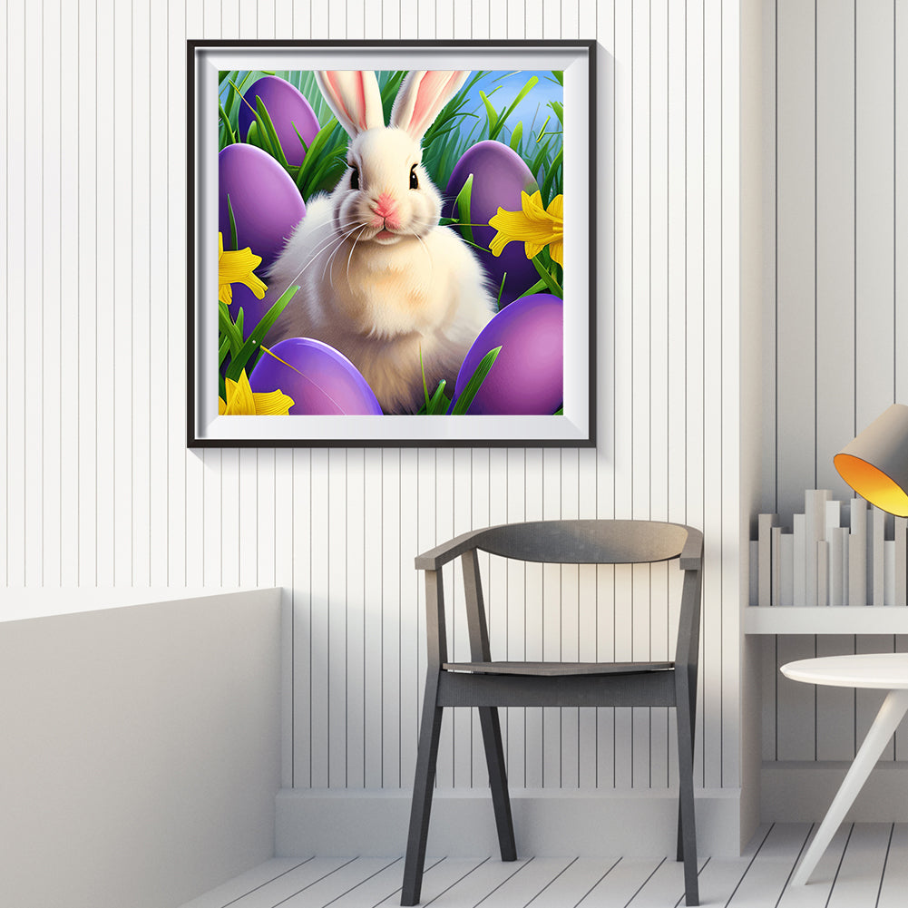 Easter Bunny - Full Round Drill Diamond Painting 30*30CM