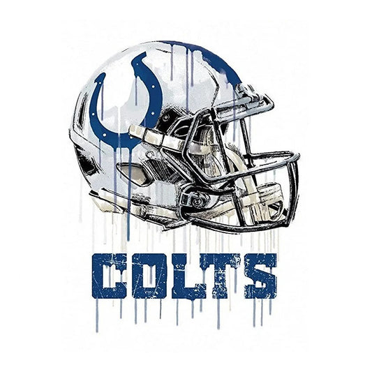 Indianapolis Colts - Full Round Drill Diamond Painting 30*30CM