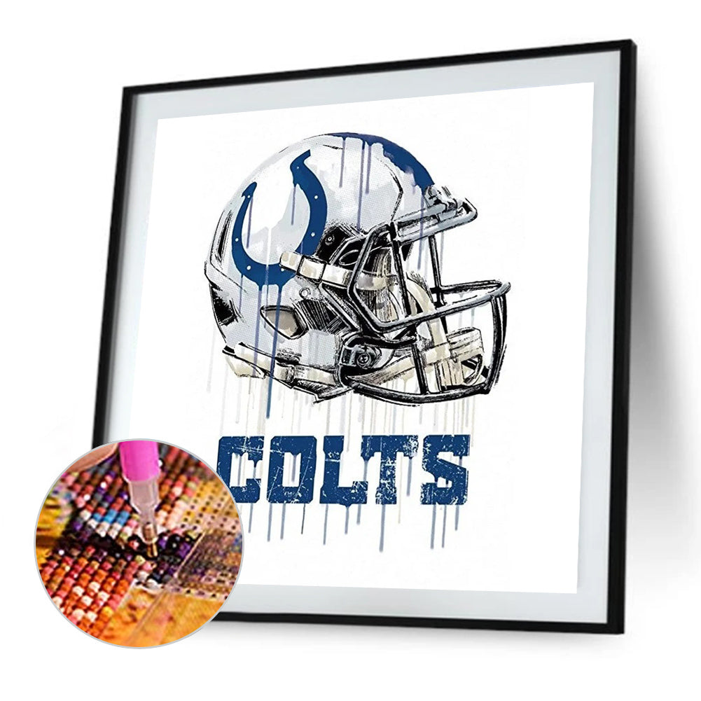 Indianapolis Colts - Full Round Drill Diamond Painting 30*30CM