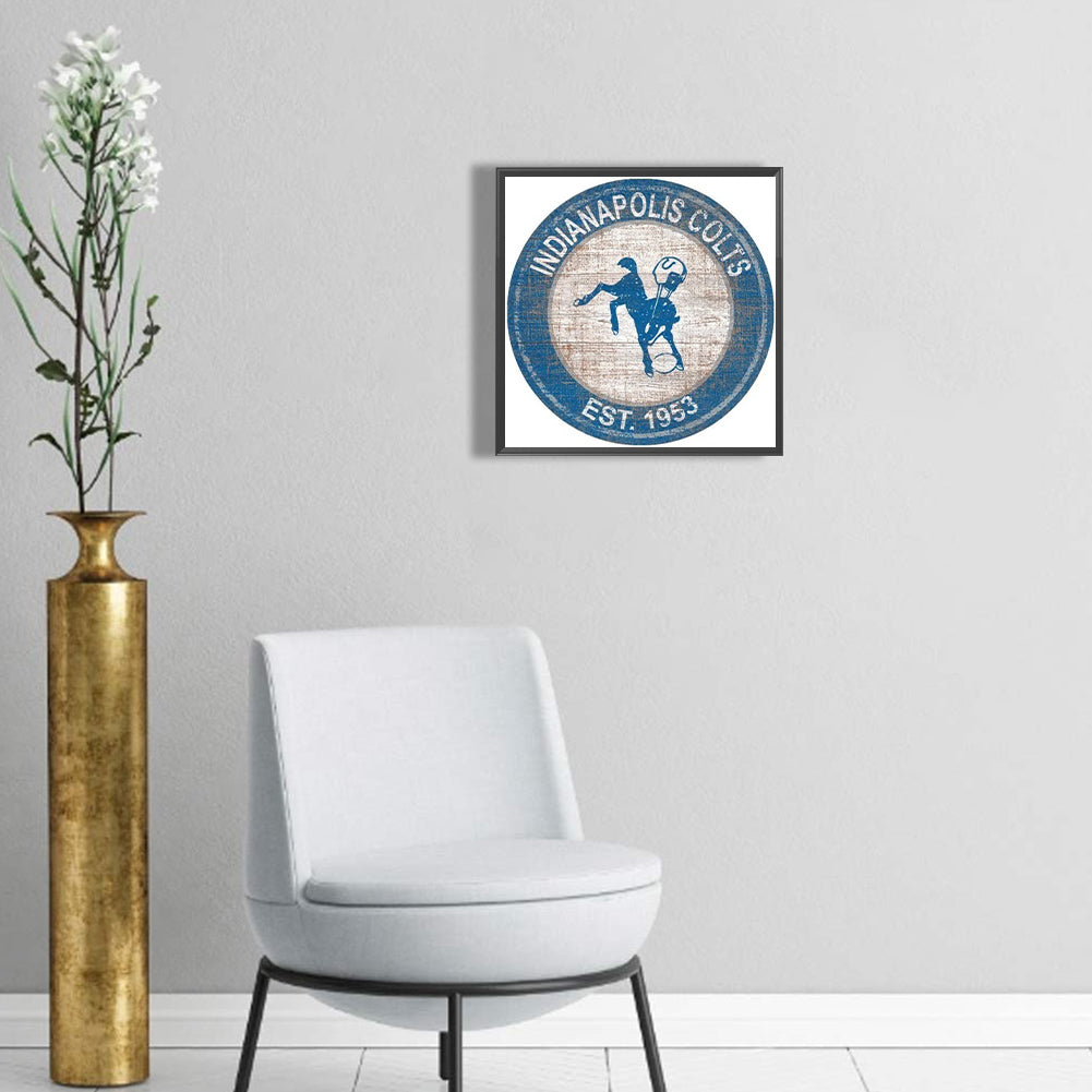 Indianapolis Colts - Full Round Drill Diamond Painting 30*30CM