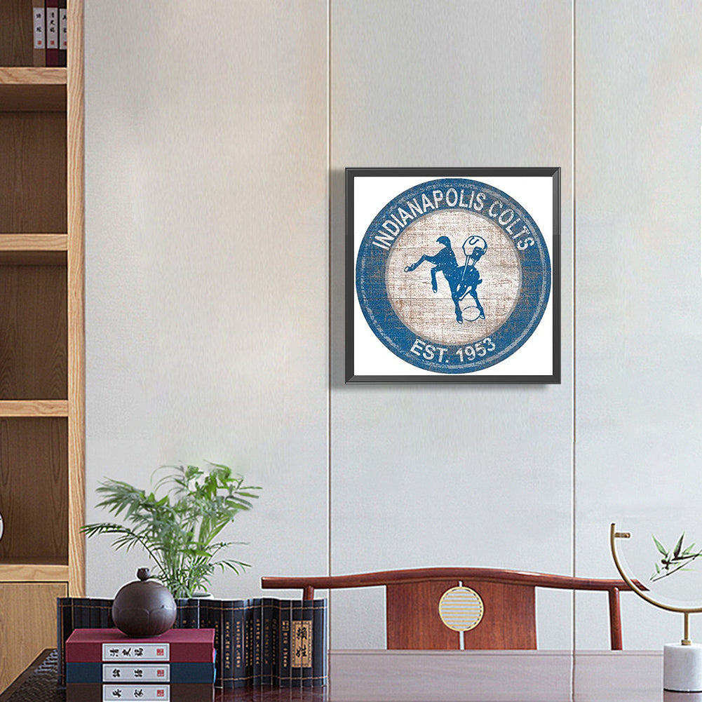 Indianapolis Colts - Full Round Drill Diamond Painting 30*30CM