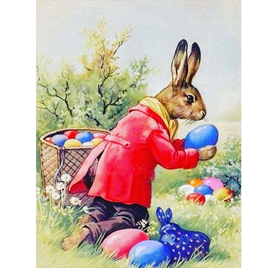 Easter Bunny - Full Square Drill Diamond Painting 30*40CM