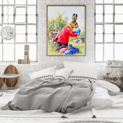 Easter Bunny - Full Square Drill Diamond Painting 30*40CM