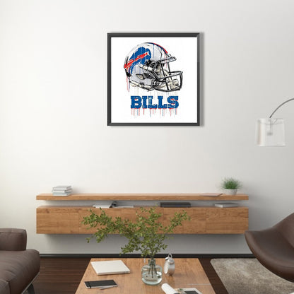 Buffalo Bills - Full Round Drill Diamond Painting 50*50CM