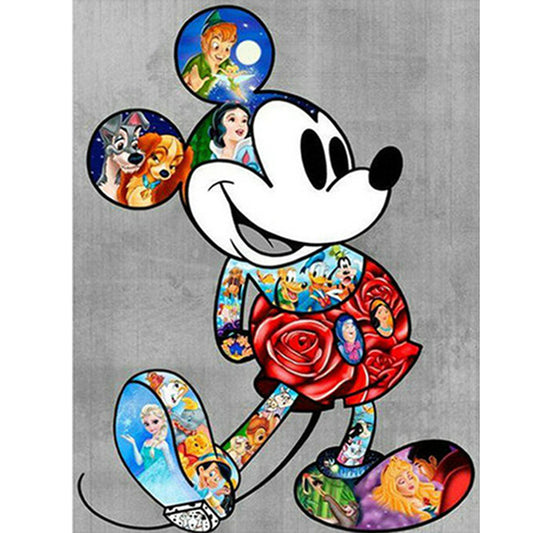 Mickey Mouse - Full Square Drill Diamond Painting 50*60CM