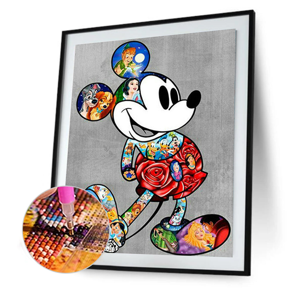 Mickey Mouse - Full Square Drill Diamond Painting 50*60CM