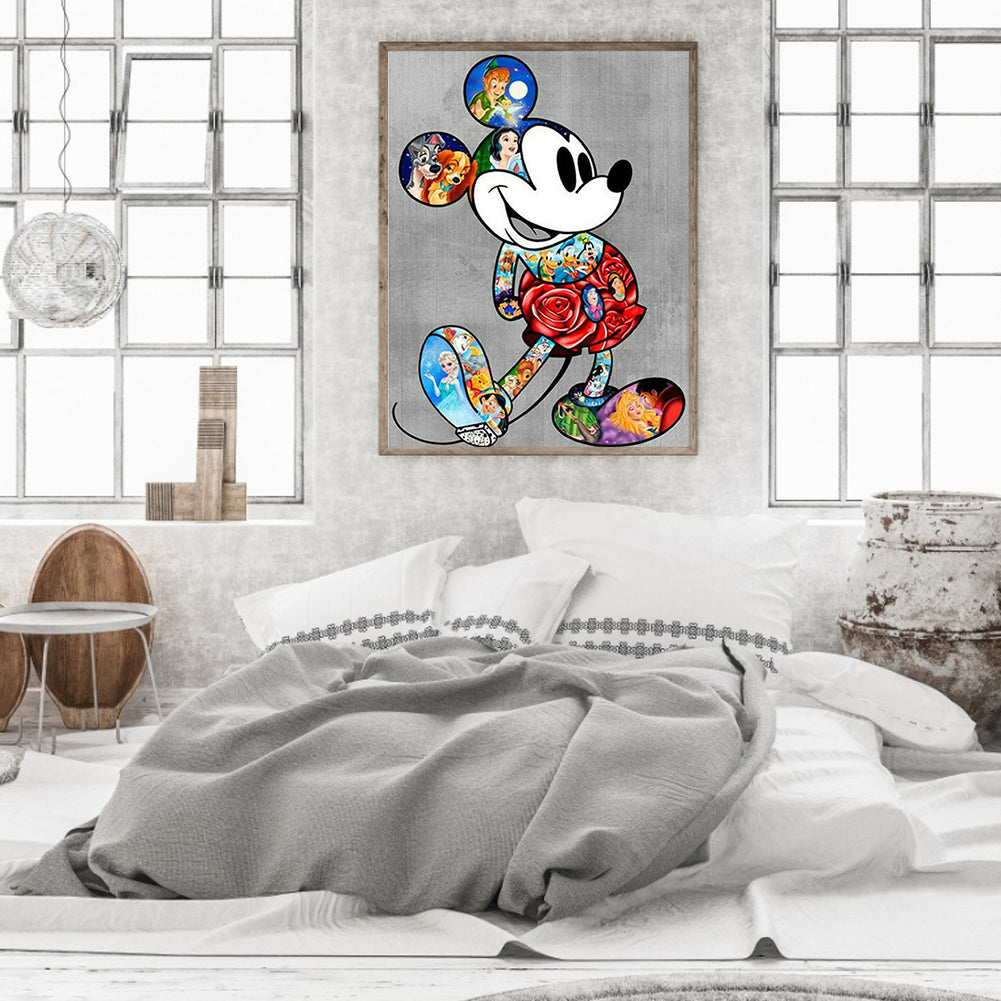 Mickey Mouse - Full Square Drill Diamond Painting 50*60CM