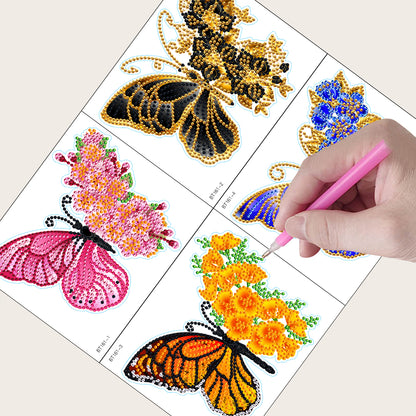 4pcs Diamonds Mosaic Stickers Art Craft DIY Creative for Kids Adult Gift Rewards