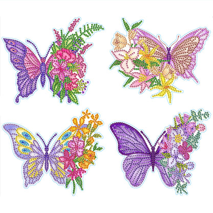 4pcs Diamonds Mosaic Stickers Art Craft DIY Creative for Kids Adult Gift Rewards