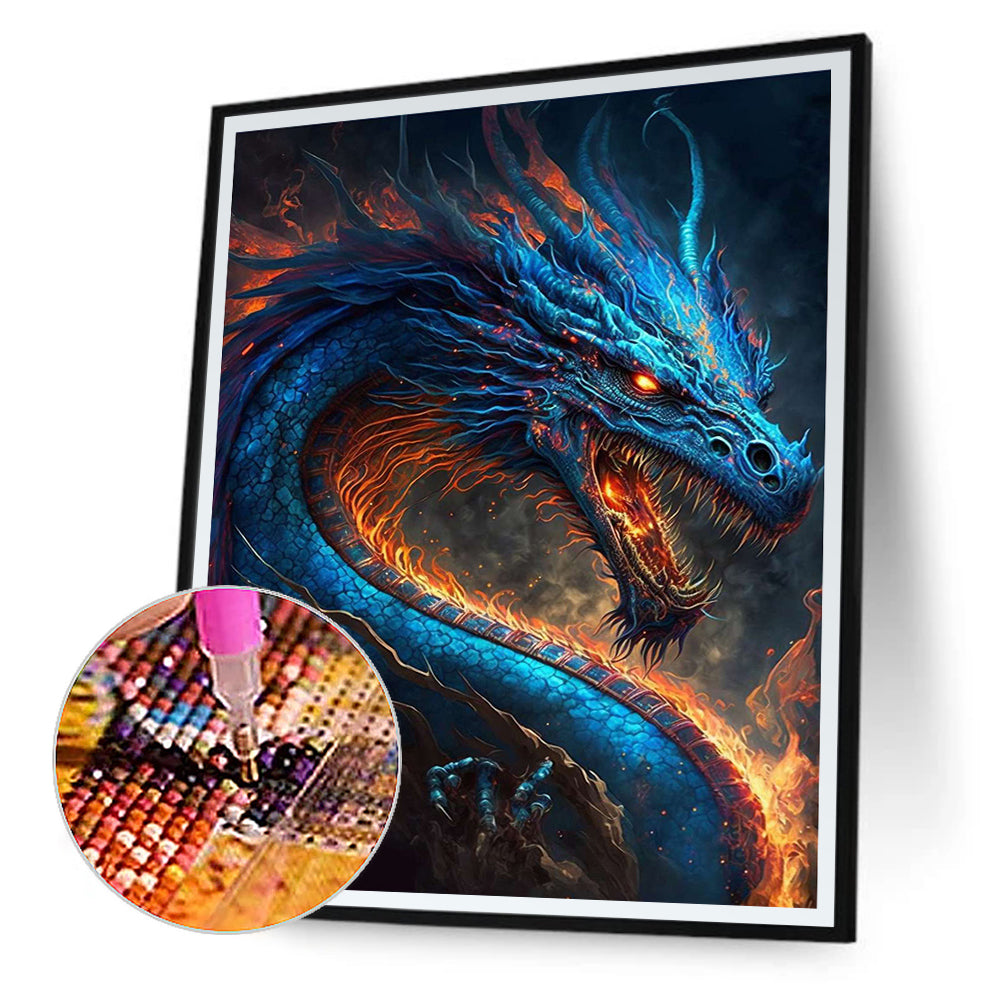 Magic Version Of The Zodiac Dragon - Full Round Drill Diamond Painting 30*40CM