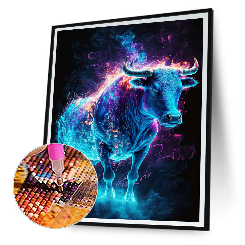 Magic Version Of The Zodiac Sheep - Full Round Drill Diamond Painting 30*40CM