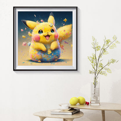 Pikachu - Full Round Drill Diamond Painting 30*30CM