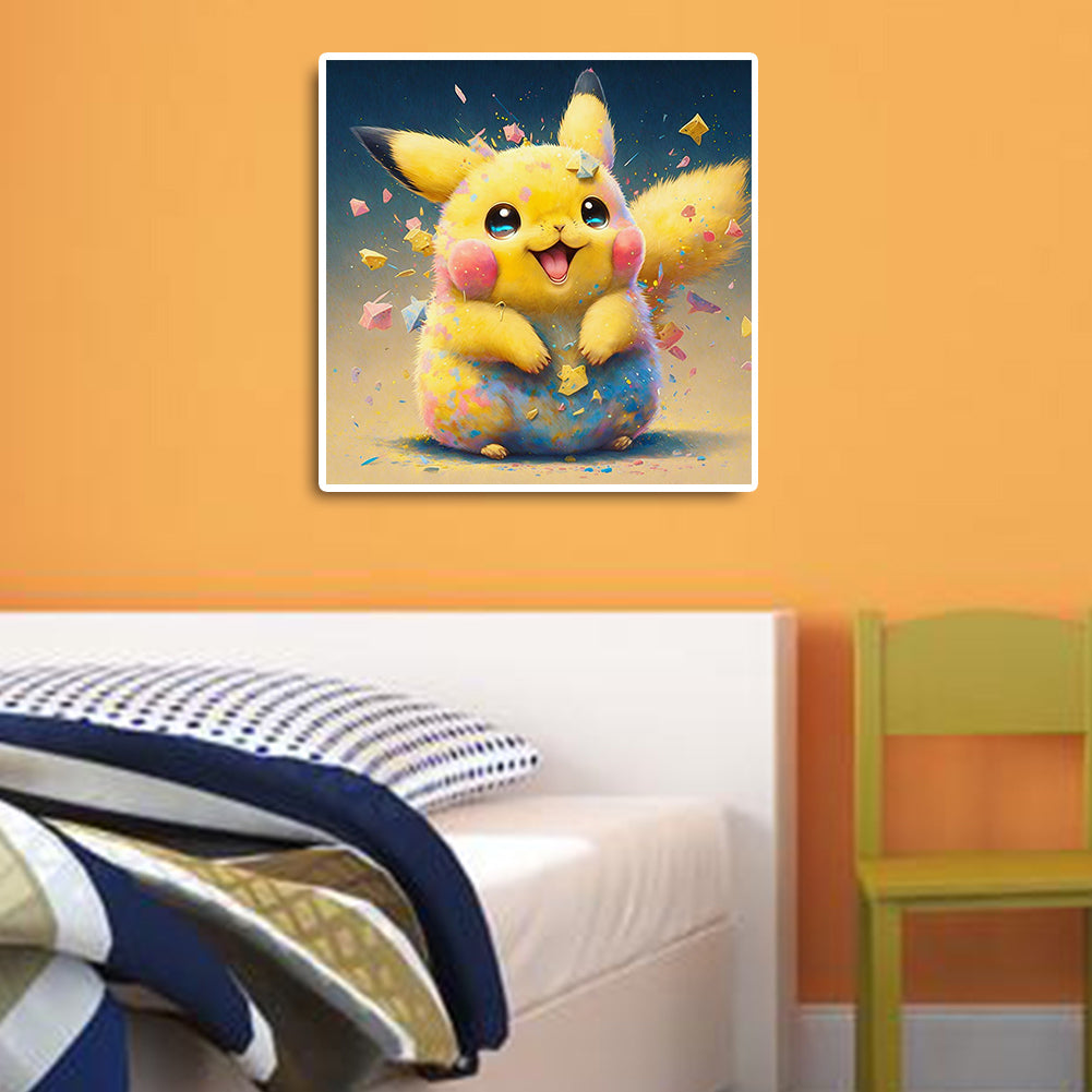 Pikachu - Full Round Drill Diamond Painting 30*30CM