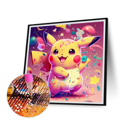 Pikachu - Full Round Drill Diamond Painting 30*30CM