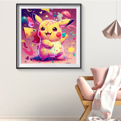 Pikachu - Full Round Drill Diamond Painting 30*30CM