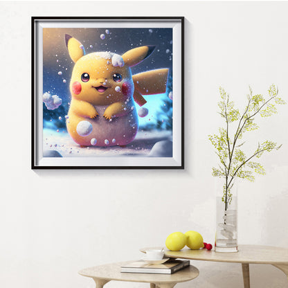 Pikachu - Full Round Drill Diamond Painting 30*30CM