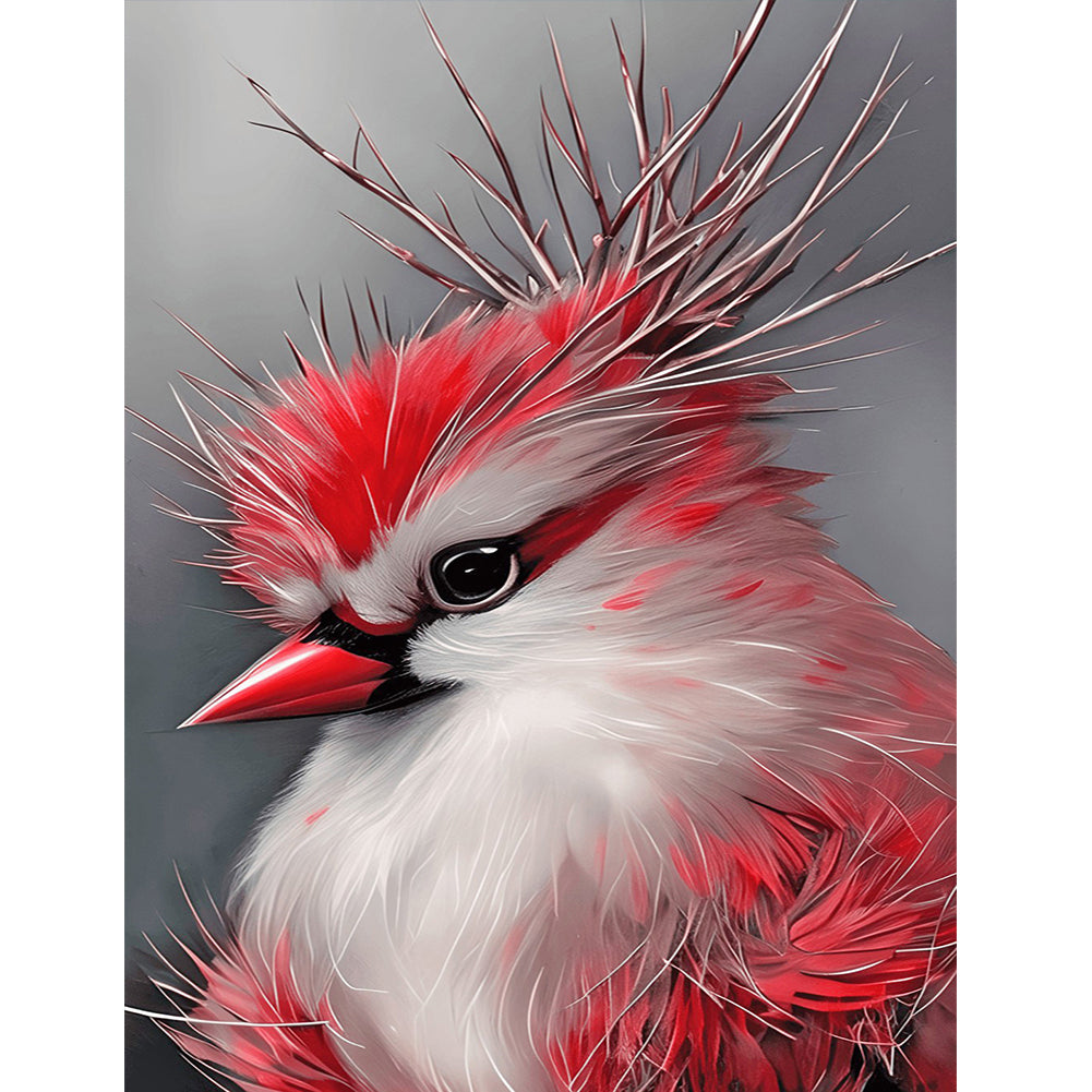 Cardinal Bird - Full Square Drill Diamond Painting 30*40CM