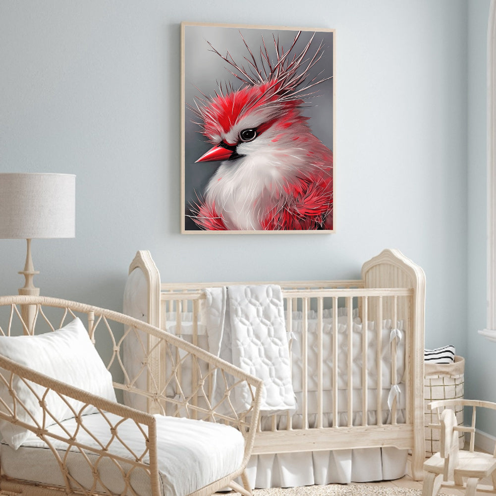 Cardinal Bird - Full Square Drill Diamond Painting 30*40CM