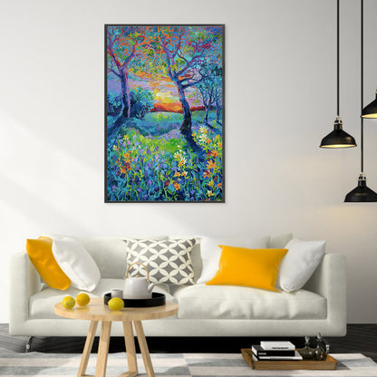 Autumn Forest - Full Round Drill Diamond Painting 30*45CM