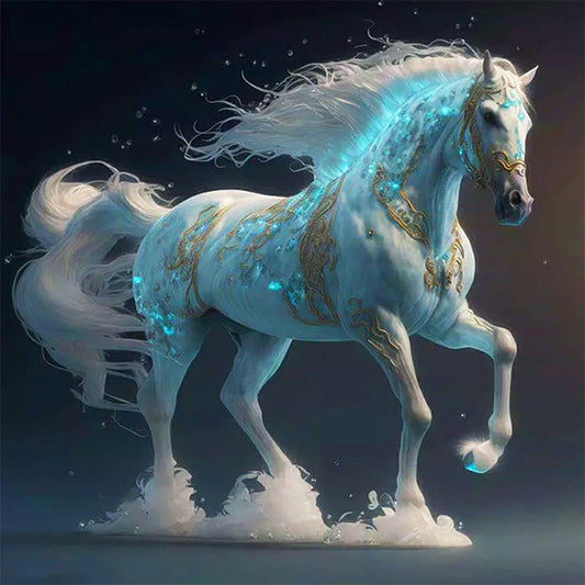 Zodiac Horse - Full Square Drill Diamond Painting 30*30CM