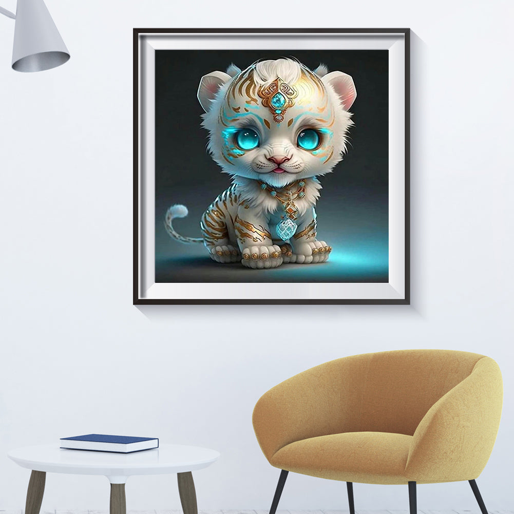 Zodiac Tiger - Full Square Drill Diamond Painting 30*30CM