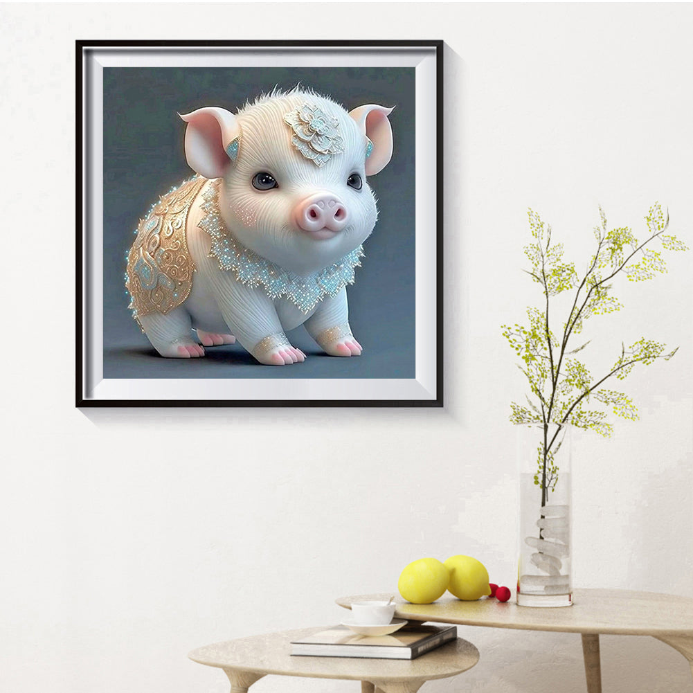 Zodiac Pig - Full Square Drill Diamond Painting 30*30CM