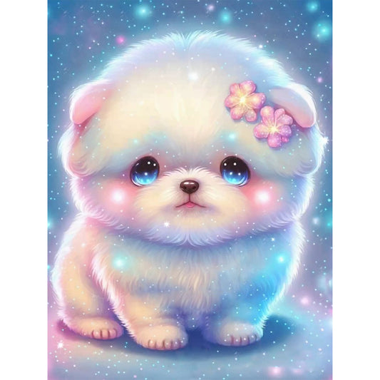 Fantasy Cartoon Puppy - Full Round Drill Diamond Painting 30*40CM