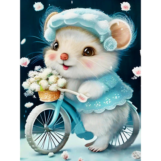 Fantasy Cartoon Mouse - Full Round Drill Diamond Painting 30*40CM