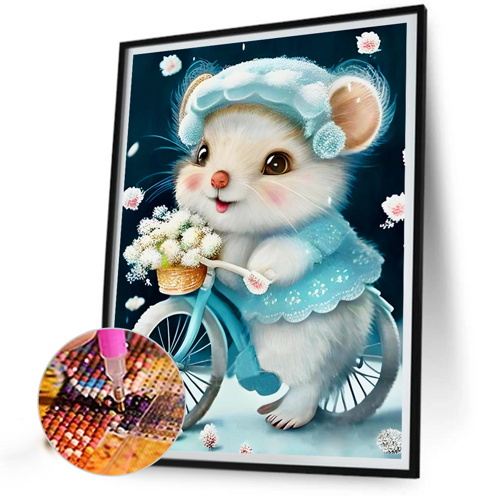 Fantasy Cartoon Mouse - Full Round Drill Diamond Painting 30*40CM