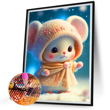 Fantasy Cartoon Mouse - Full Round Drill Diamond Painting 30*40CM