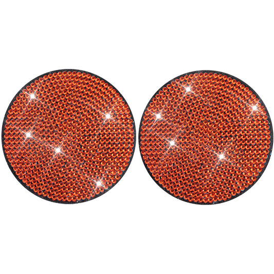 2pcs Anti Slip Coasters Acrylic DIY Car Coaster Solid Color for Table Home Decor(Orange)