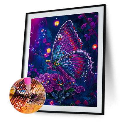 Dream Butterfly - Special Shaped Drill Diamond Painting 30*40CM